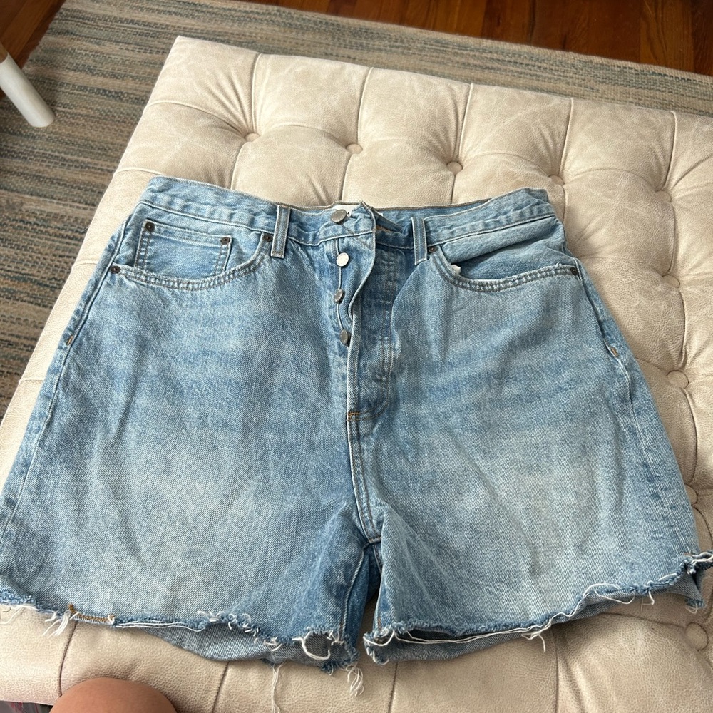 Denim forum shorts